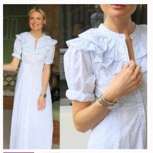 Julia Amory / India Amory Ruffle Dress in Wisteria (size M)